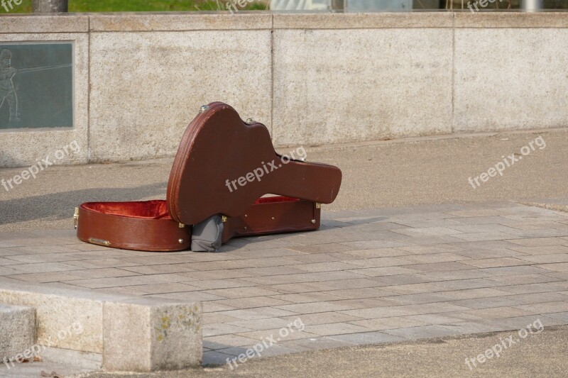 Guitar Case Instrument Music Guitarist