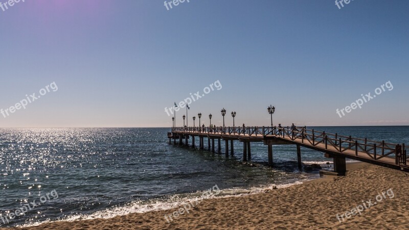 Jetty Marbella Marbella Club Malaga Andalusia