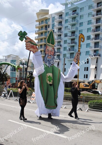 St Patrick's Day Parade Green Ireland Holiday