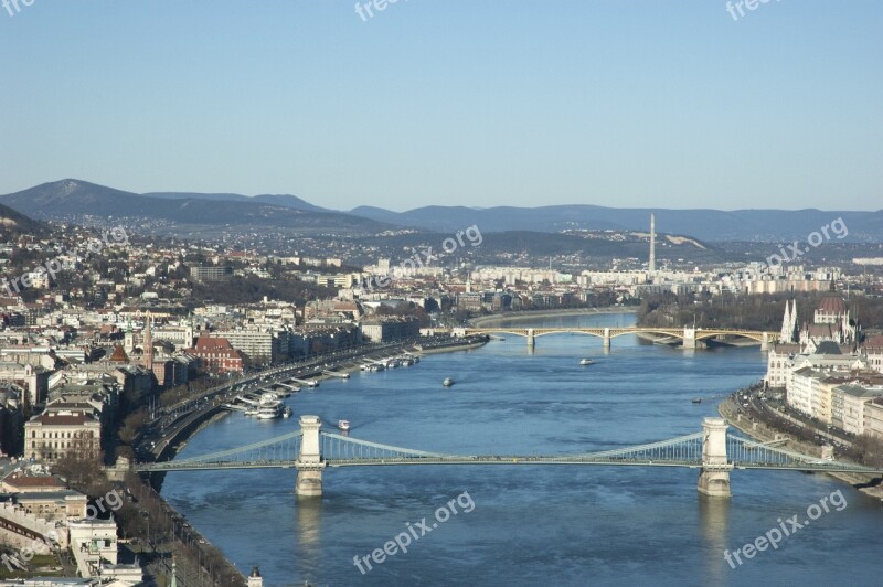 Bridge Buda Pest Budapest Danube