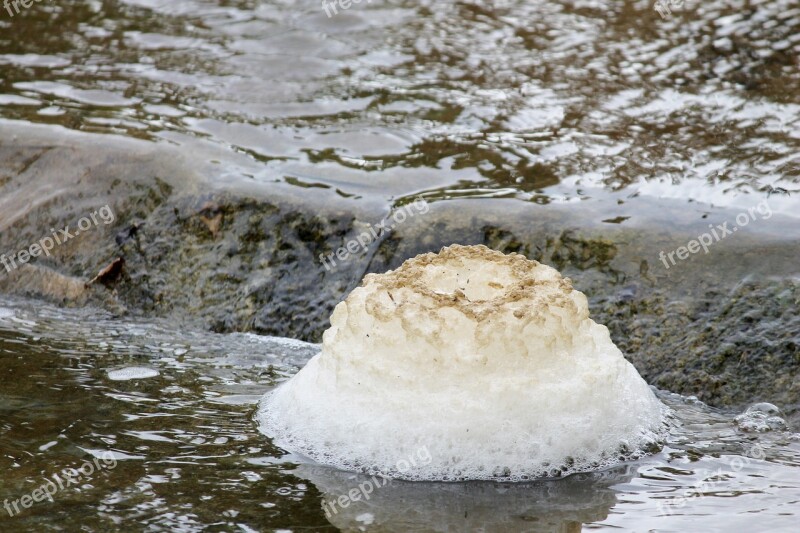 Water Foam Volcano Nature River