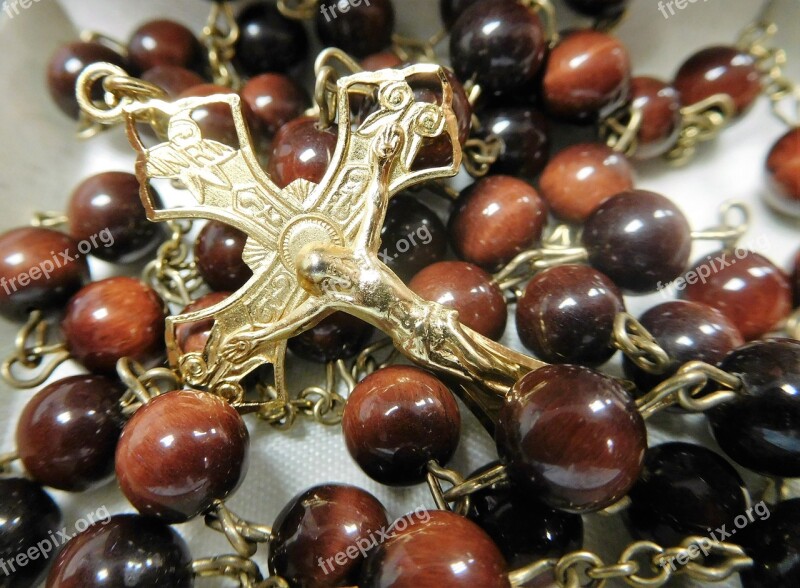 Rosary Cross Prayer Catholic Faith