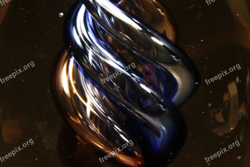 Reflections Glass Abstract Light Spiral