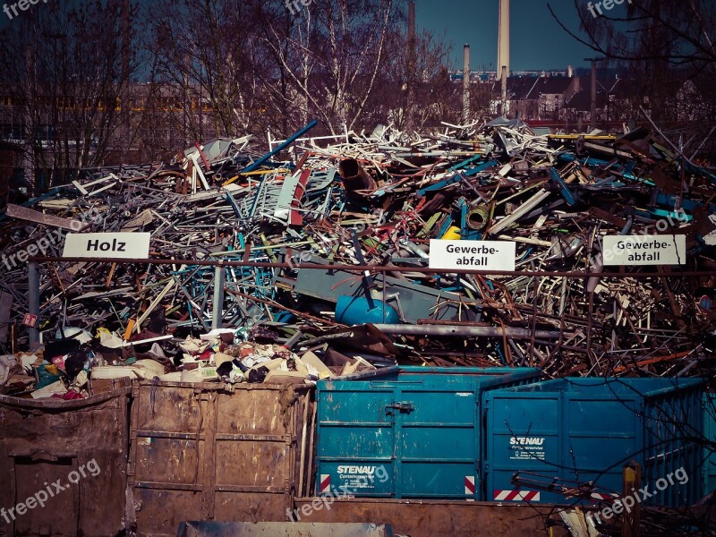 Scrap Scrap Trade Garbage Recycling Metal