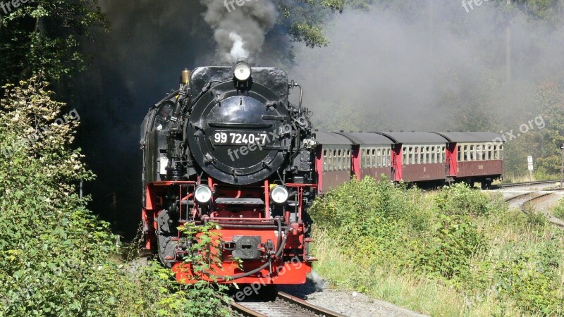 Resin Boulder Steam Locomotive Brocken Railway Locomotive Of Chunks Of