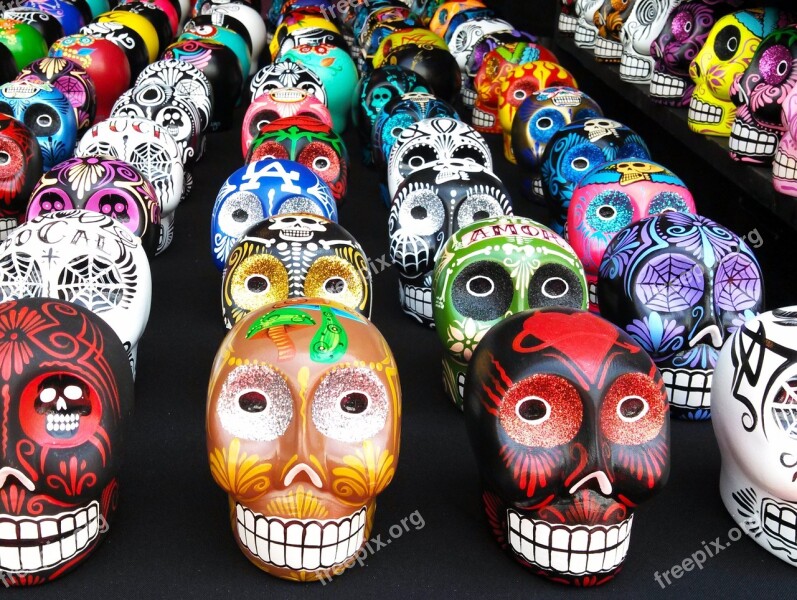 Skulls Day Of The Dead Day Of The Dead Skulls Painted Skulls Coco