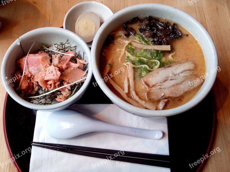 Food Japan Japanese Ramen Free Photos