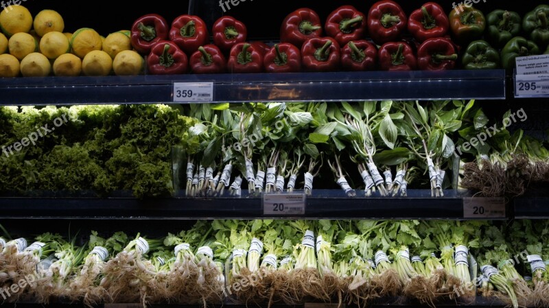 Vegetables Market Delicious Health Eco-friendly