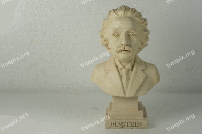 Albert Einstein Statue White Free Photos