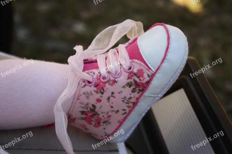 Baby Girl Child Shoe Foot