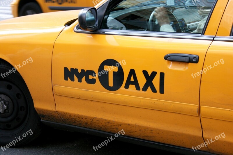 Taxi Nyc Auto New York City Big Apple