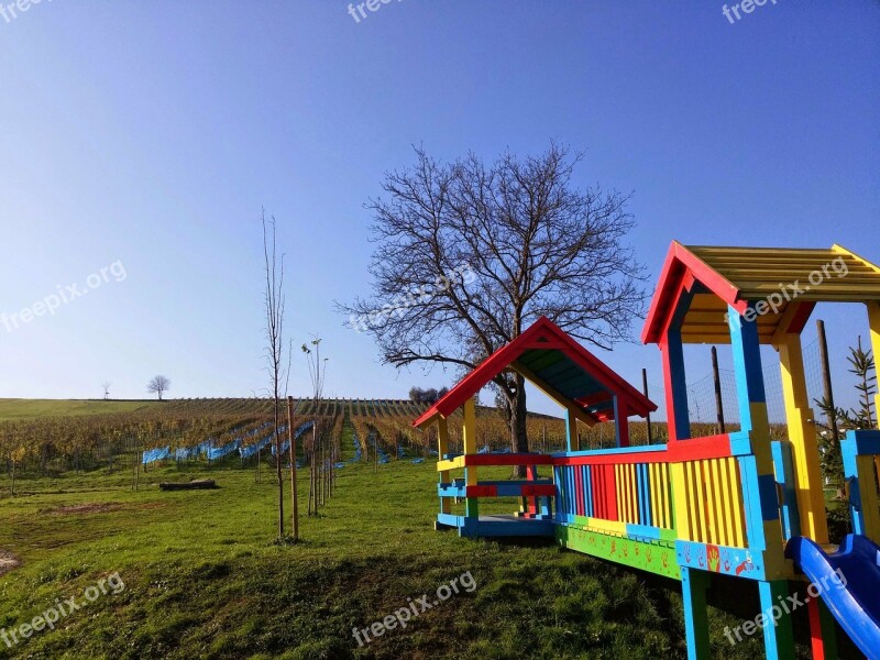 Playground Outdoor Colorful Vinarija Coner Jabuceta