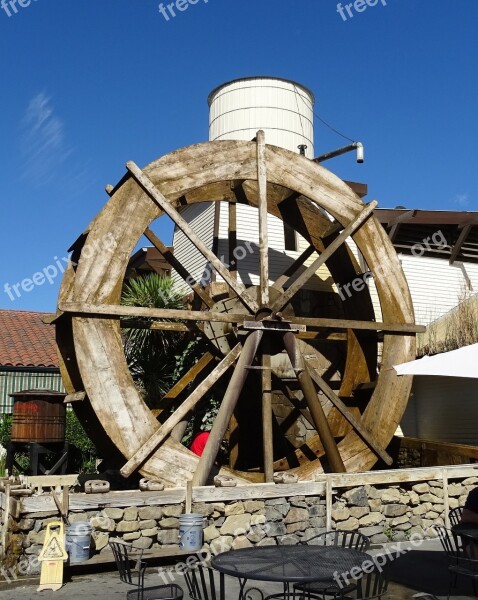 Water Wheel Machine Watermill Energy Conversion