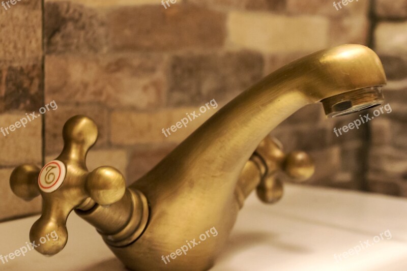 Faucet Bad Armature Metallic Body Care