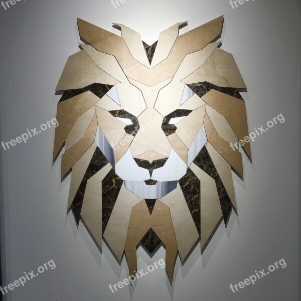 Lion Design Creative Wall Art