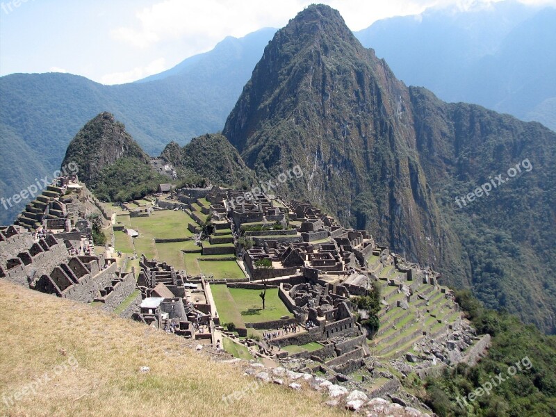 Machu Picchu Peru Inca Free Photos