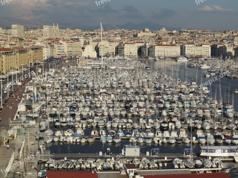 Marseille Old Port Boats Free Photos