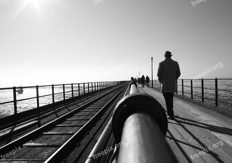 Pier Southend Sea England Essex