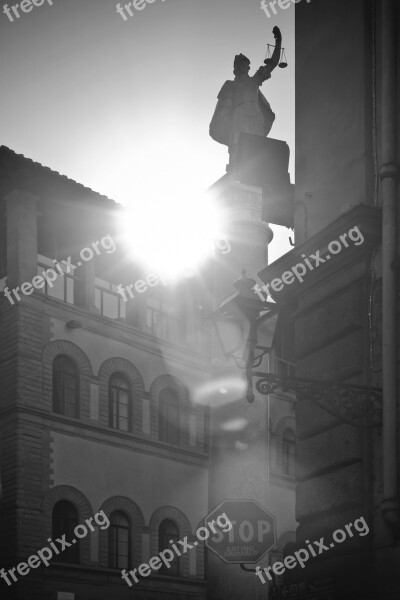 Firenze Italy Black White Europe Fiore