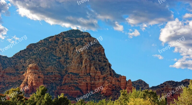 Sedona Arizona Landscape Nature Sky