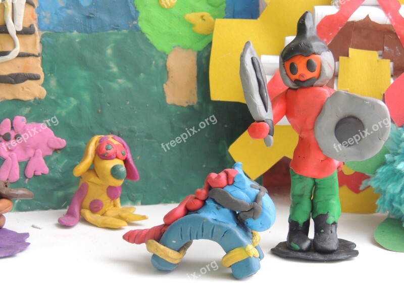 Game Kids Creativity Plastiltn Action Figures