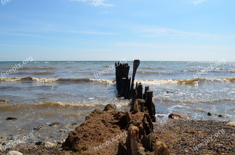 Breakwater Beach Sea Coast Water