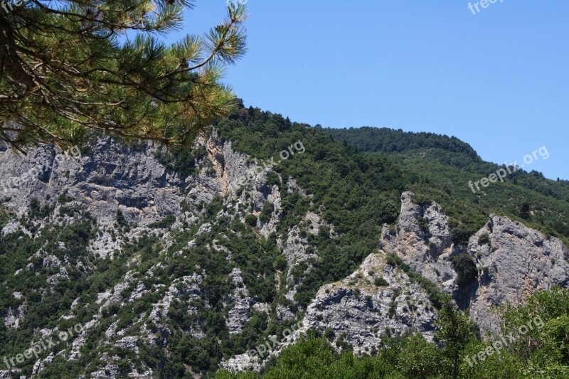 Mountains Olimp Mountain Range Top Forest