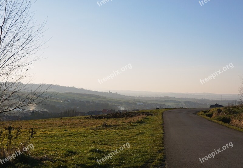 Way Landscape Malopolska Poland Light