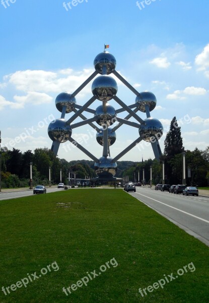 Brussels Atomium Landmark Free Photos