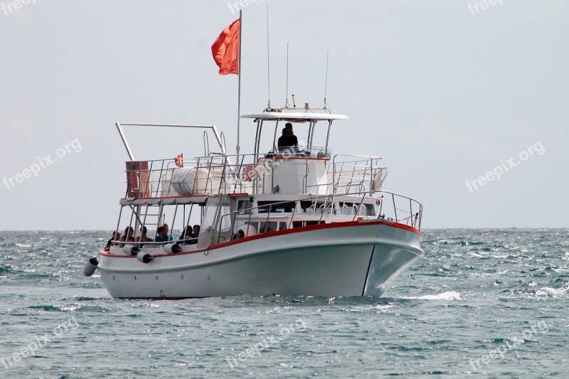 Water The Sea Sea Sailing Boat