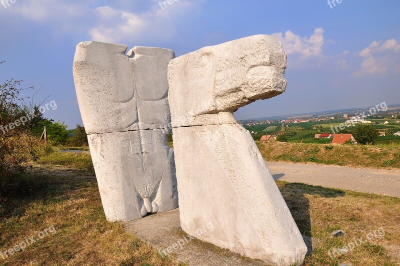 Stone Sculpture The Mountain Is A Symbol Of Statue Park The Face Of The Region Nature