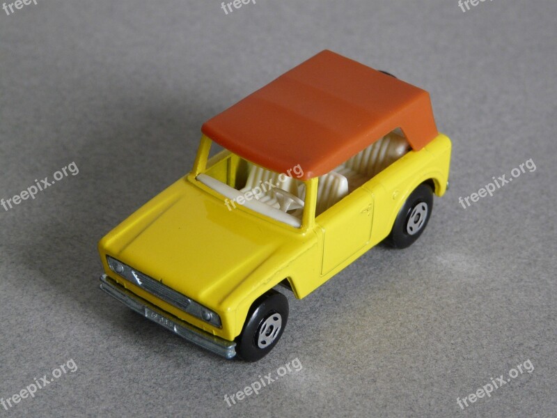 Toy Small Cars Scale Models Miniature Cars Yellow