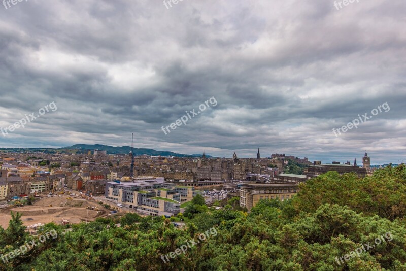 Holyrood Park In Edinburgh Edinburgh City View City Skyline View