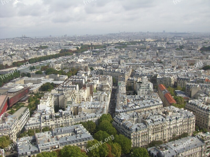 City Paris France House Panoramic