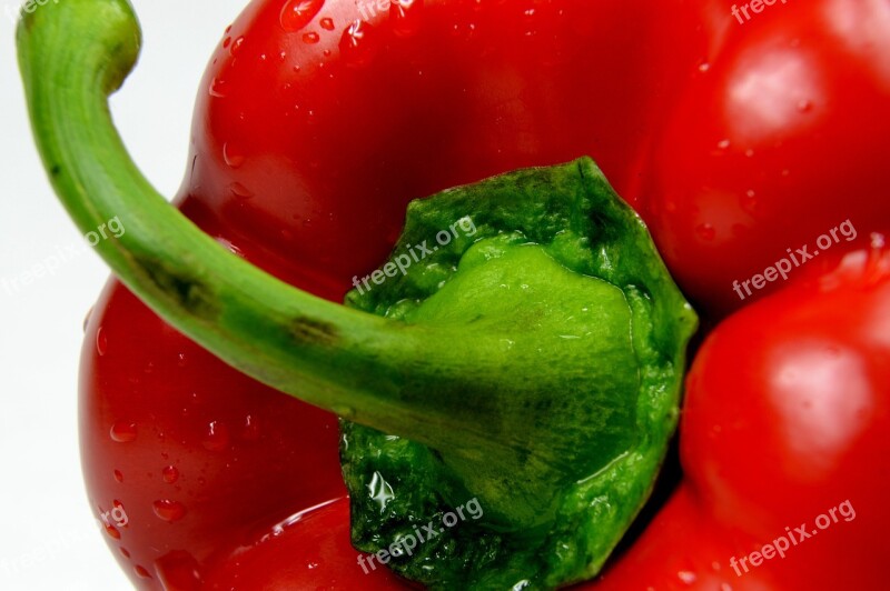 Paprika Red Red Pepper Eating The Richness Of