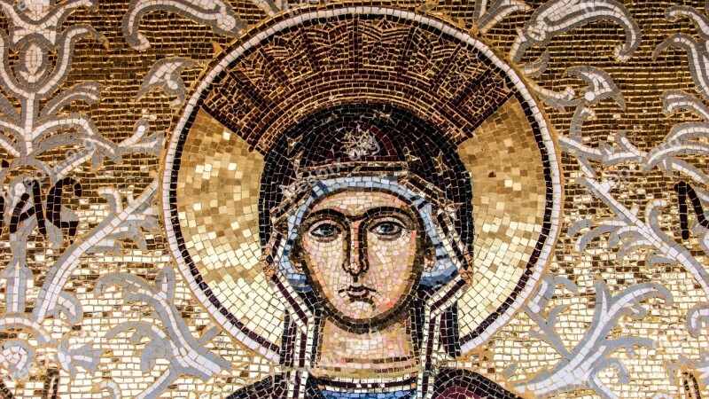 Mosaic Ayia Napa Virgin Mary Cyprus Free Photos