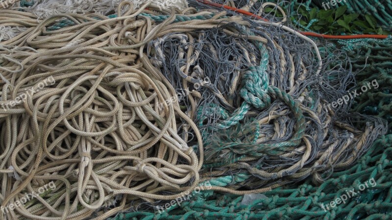 Networks Canvas Fishing Industry Free Photos