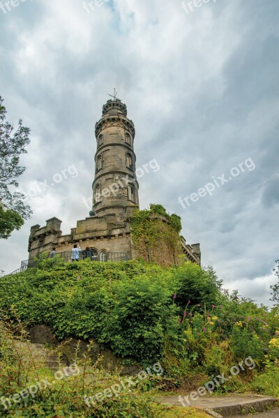 The Nelson Monument Edinburgh Nelson Scotland Architecture