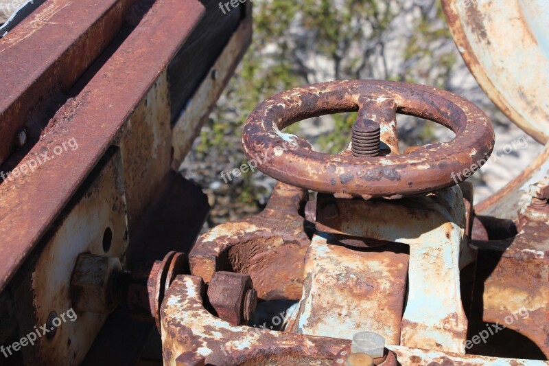 Fasteners Desert Rust Vintage Train