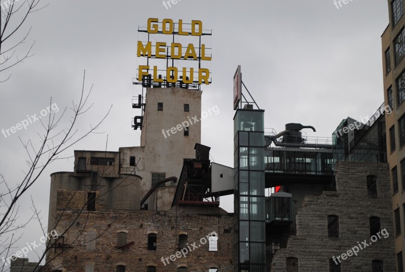 Gold Metal Flour Minneapolis Minnesota Building Downtown