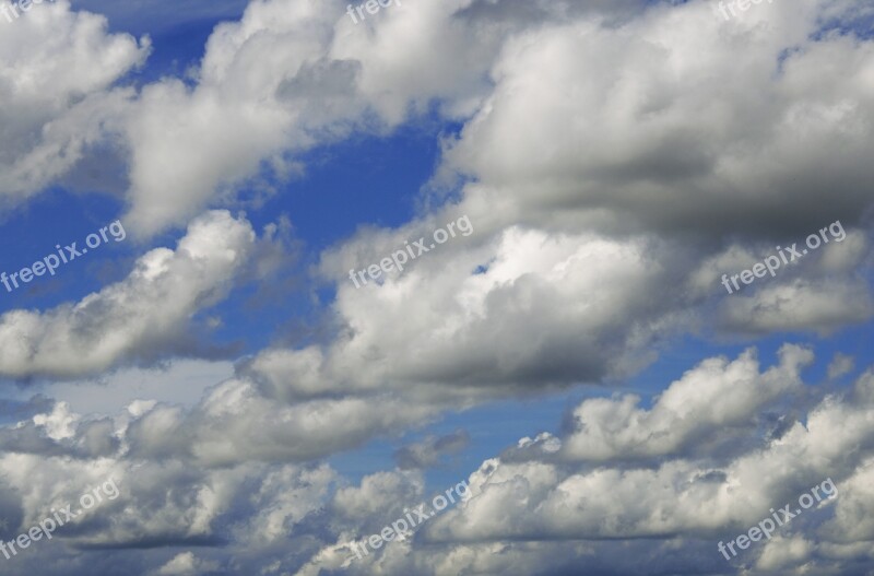 Clouds Sky Blue Sky Landscape Nature