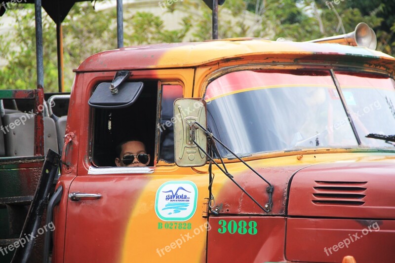 Truck Sunglasses Rear Mirror Driver's Cab Cool