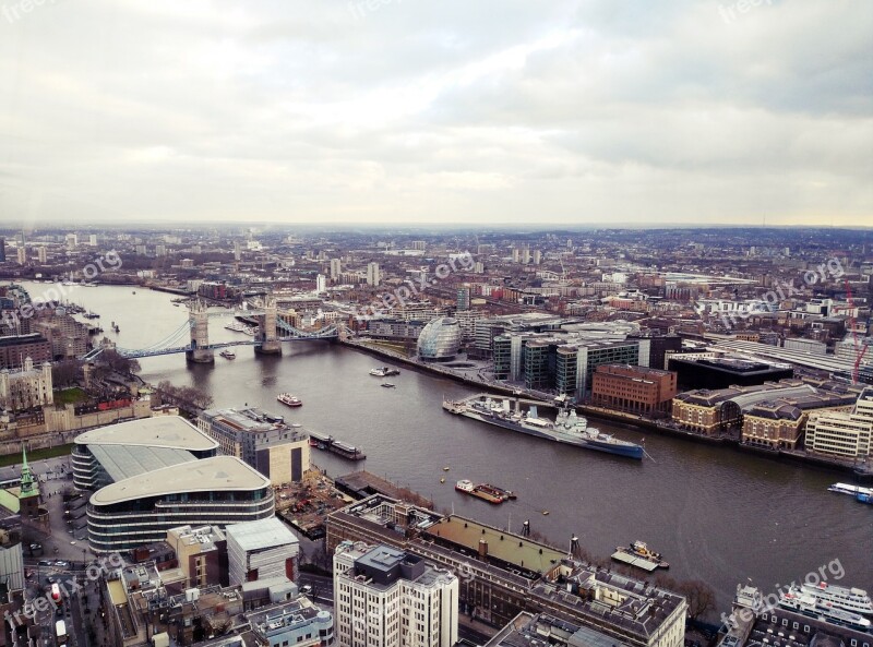 London Skyline City Cities Horizon