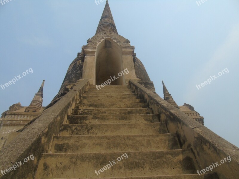 Thailand Ayutthaya Temple Buddhism Buddhist