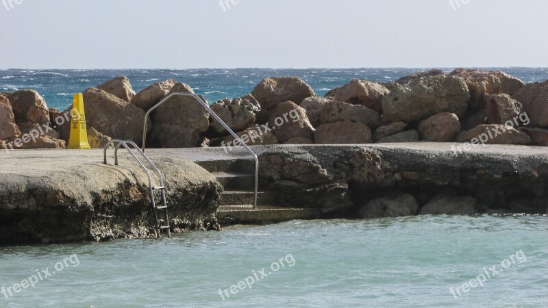 Cyprus Ayia Napa Hotel Natural Pool Stair