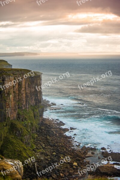 North Scotland In The North Scotland Sky Romantic Rock