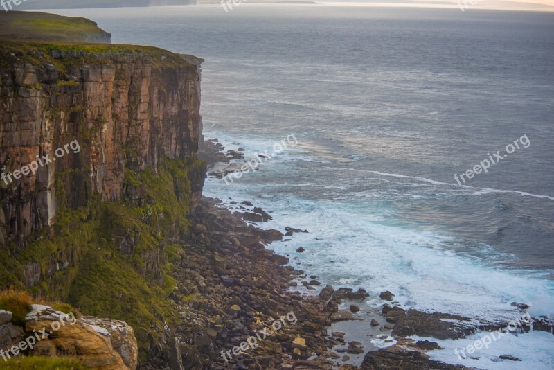 North Scotland In The North Scotland Sky Romantic Rock