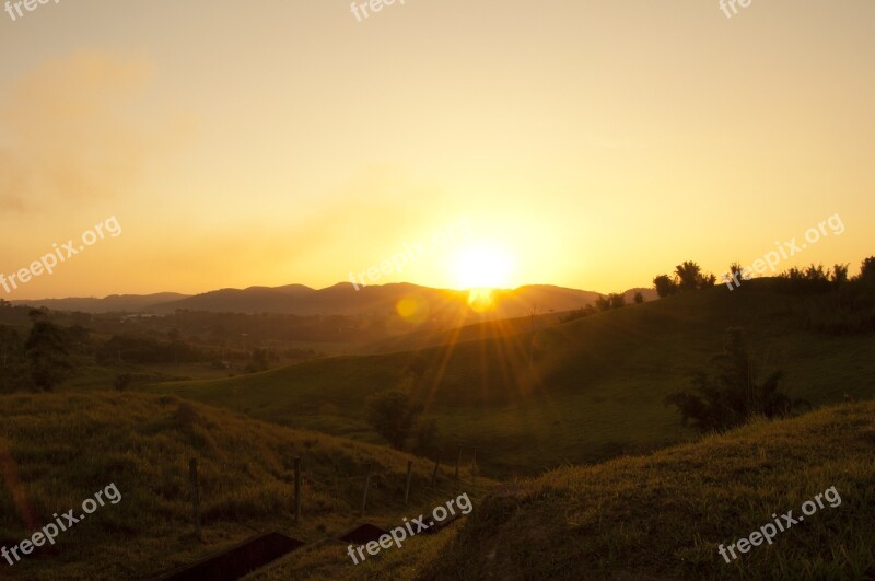 Of The Sun Mountains Grass Brightness Sunshine