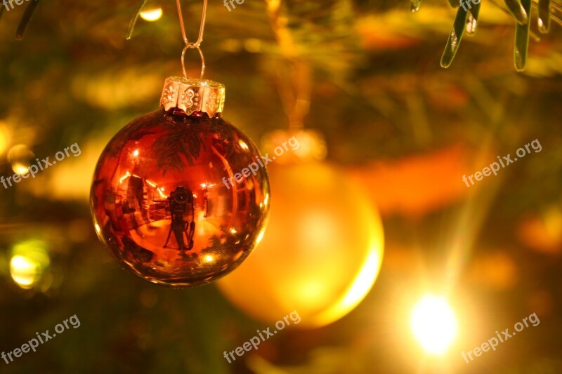 Christmas Fir Tree Background Lichterkette Tree Decorations