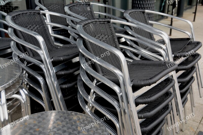 Chairs Stacked Seating Stack Furniture